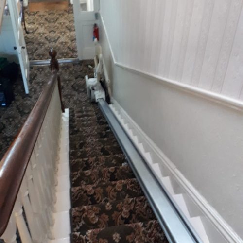 extra long track for stairlift
